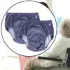 2x Adults Incontinence Underwear Pull on Cover Pant Absorbent Urinary Briefs Washable Adult Cloth Diaper Nappy for Postpartum 3