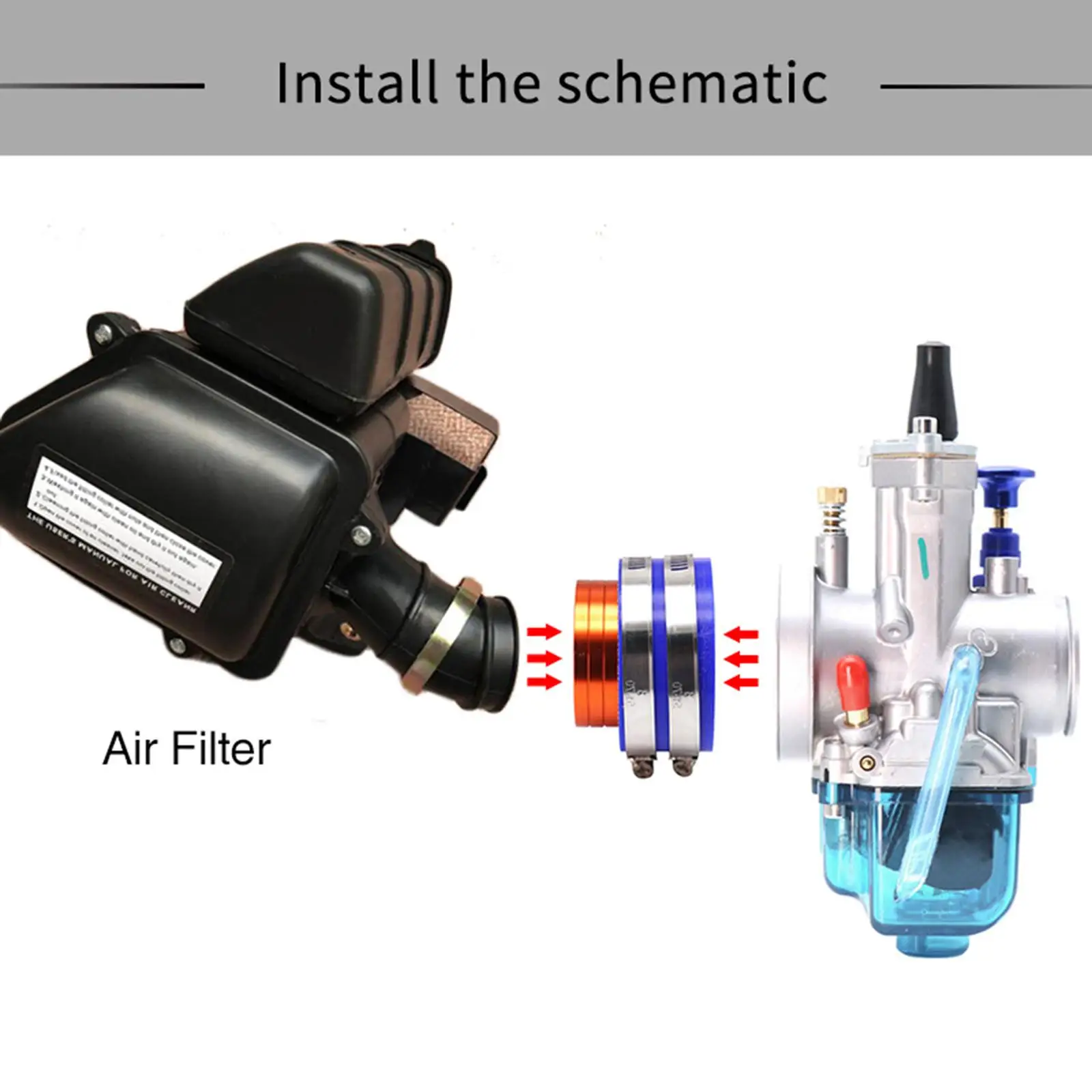 Carburetor Intake Air Filter Joint Professional Easy to Install Spare Parts