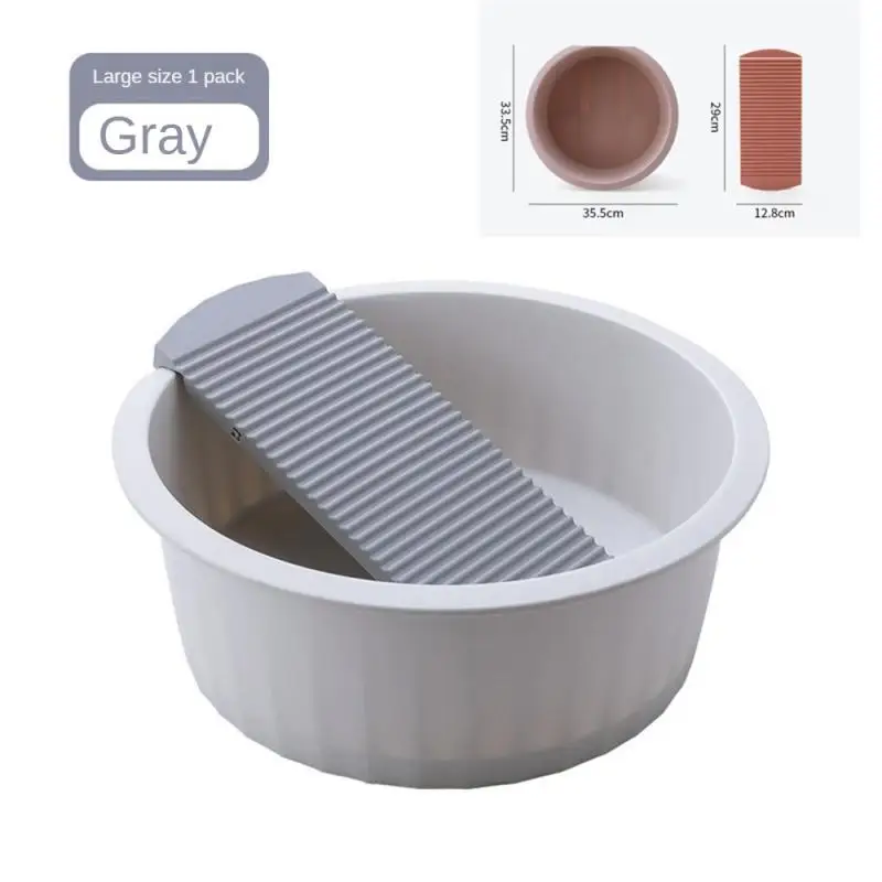 Cleaning Basin Simple Household Bathroom 0.3kg Portable Basins Washbasin Thickened Drop-resistant Plastic Bathroom Products