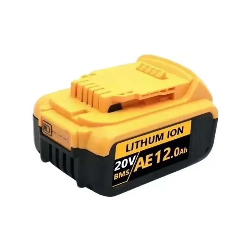 Для аккумулятора Dewalt Tools DCB200, литий-ионная перезаряжаемая батарея DCB206 DCB207 DCB204 MAX, 20 в, 6,0 Ач/8,0 Ач/12,0 Ач, замена