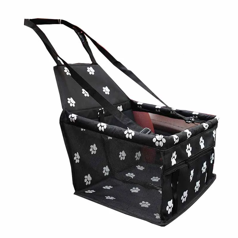 

Автомобильное сиденье-переноска для домашних животных, воздухопроницаемая Складная мягкая моющаяся сумка для путешествий для собак, кошек и других мелких питомцев