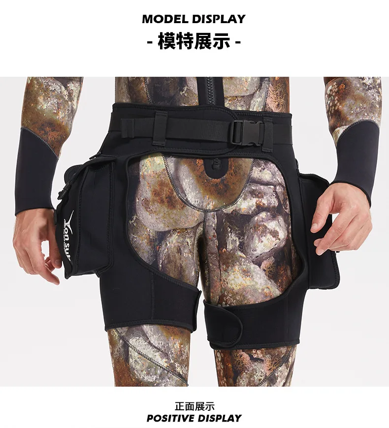 2.5MM Neoprene Diving Shorts Snorkeling Swimming Technology Diving Weight Pocket Shorts Quick Dry wetsuit pants shorts