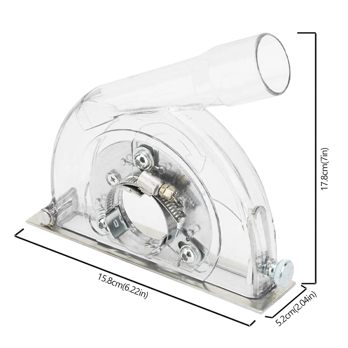 Durable Angle Grinder Guard with Dust Extractor for 4 5 Inch Grinders