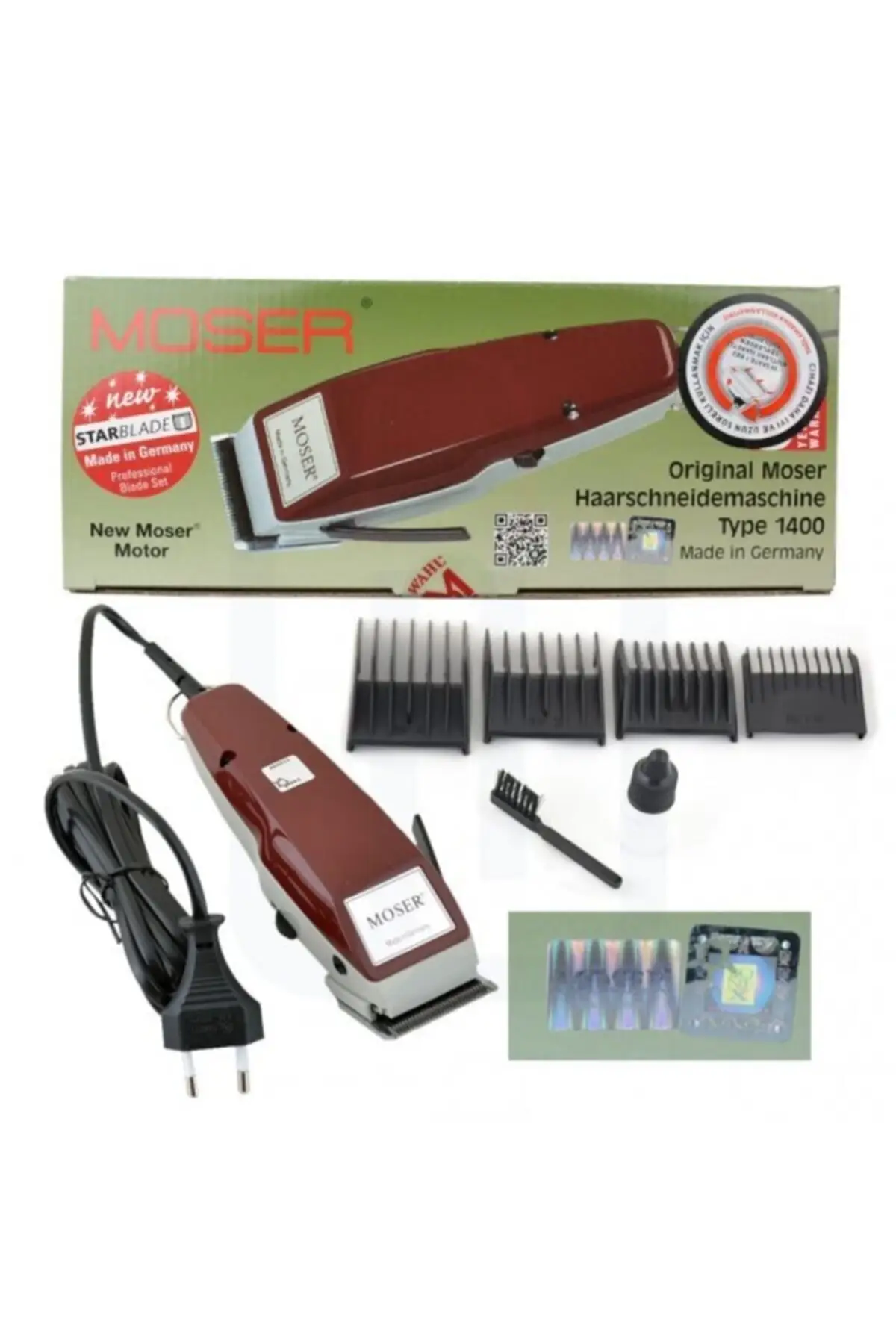 decaan kool Verdampen Moser 1400 Set Edition Hair Trimmer 100% Original German Made Shaver + 4  Combs Accessories Spare Part - Hair Cutting Kits - AliExpress