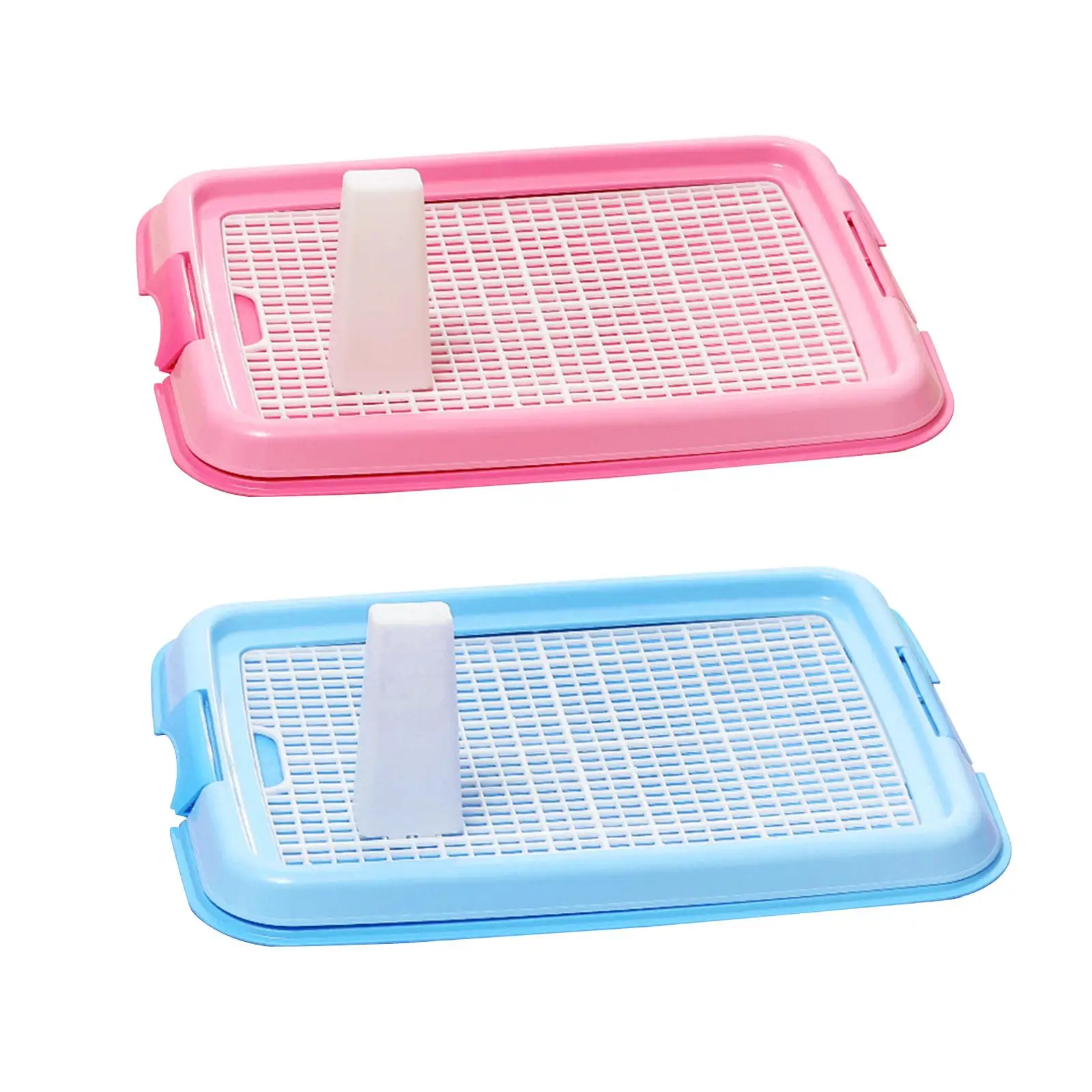 

Indoor Pet Training Toilet Tray Puppy Pee Tray Washable Reusable Loo Pad Urinal Mesh Grids Dog Toilet for Bunny Cats Accessories