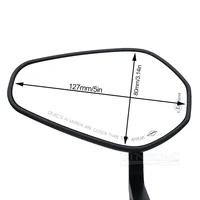 E9 Motorcycle Handlebar End Mirror Rotatable Universal Expansion Screw 8MM Flip Left Right Side Lens Handle Glass Accessories M8 2