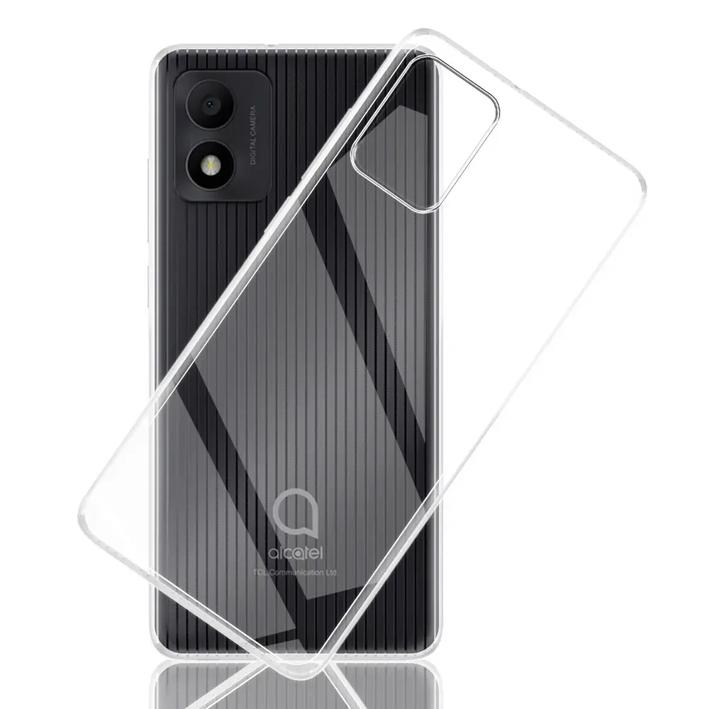 Cover Trasparente Con Stelle E Luna Per Alcatel 1B (2022) – Silicone TPU Antiurto Sottile