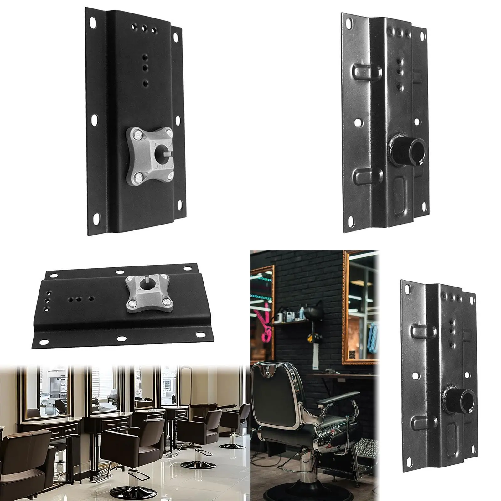 Chair Base Plate Replacement Beauty Chair Chassis Chair Replace Parts Seat Plate for Chair Repairing Part