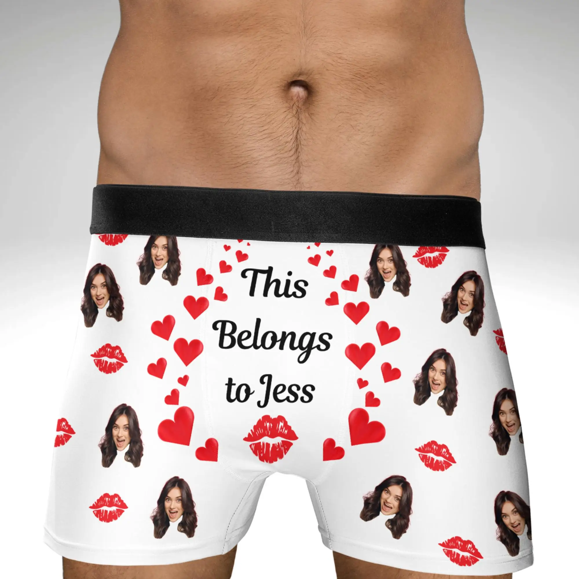 Custom Men's Boxer Briefs Personalized Photo Gift for Boyfriend Husband Face Briefs Custom Man Boxer Briefs Valentine's Day Gift 4
