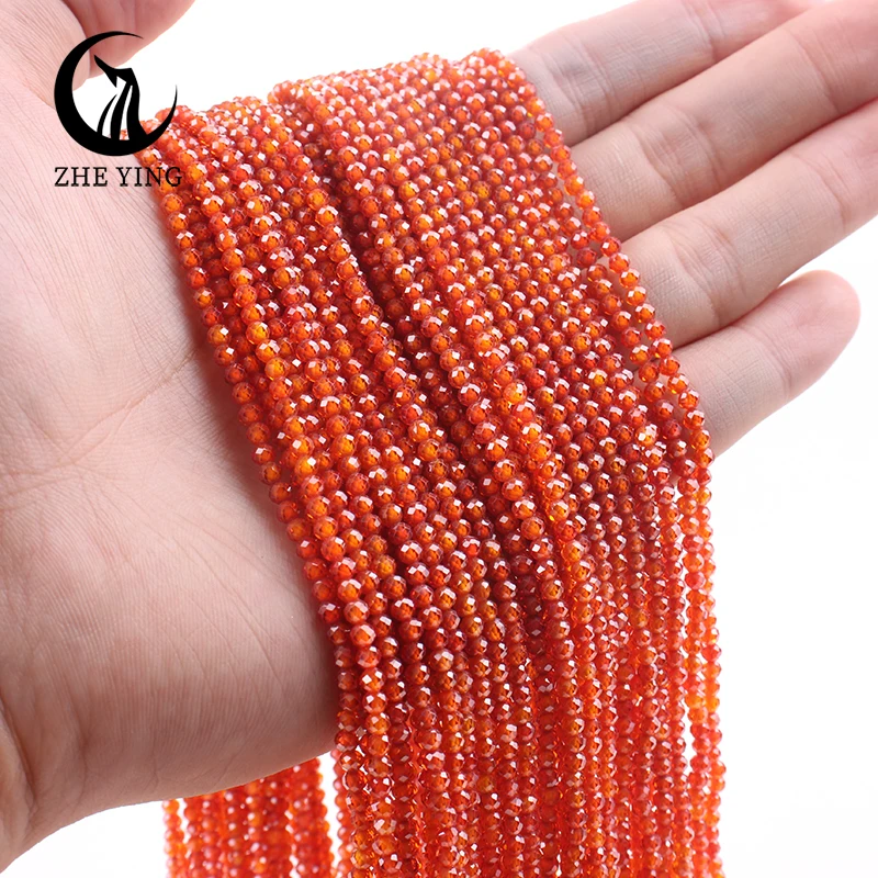 Elegant Matte Sea Blue Zircon Beads
