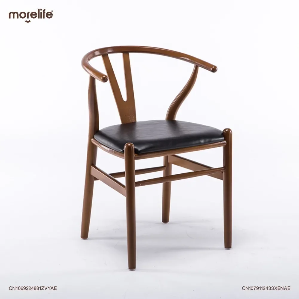 

Nordic Style Wooden Dining Chairs Modern Minimalist Leisure Chair Balcony Backrest Chairs Living Room Kitchen Home Furniture K01