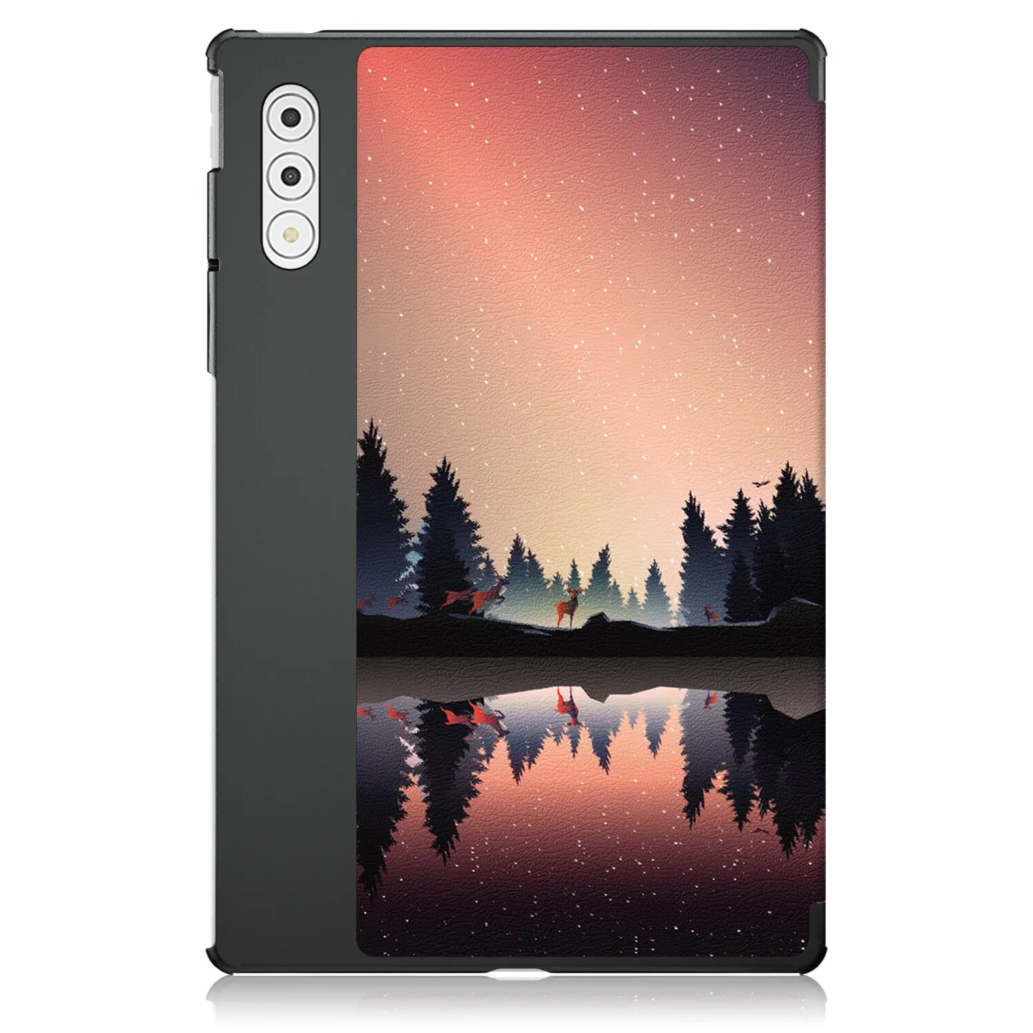 Premium Tri-Fold Case with Auto Wake Function for Lenovo Yoga Tab Plus 12.7 Tablet