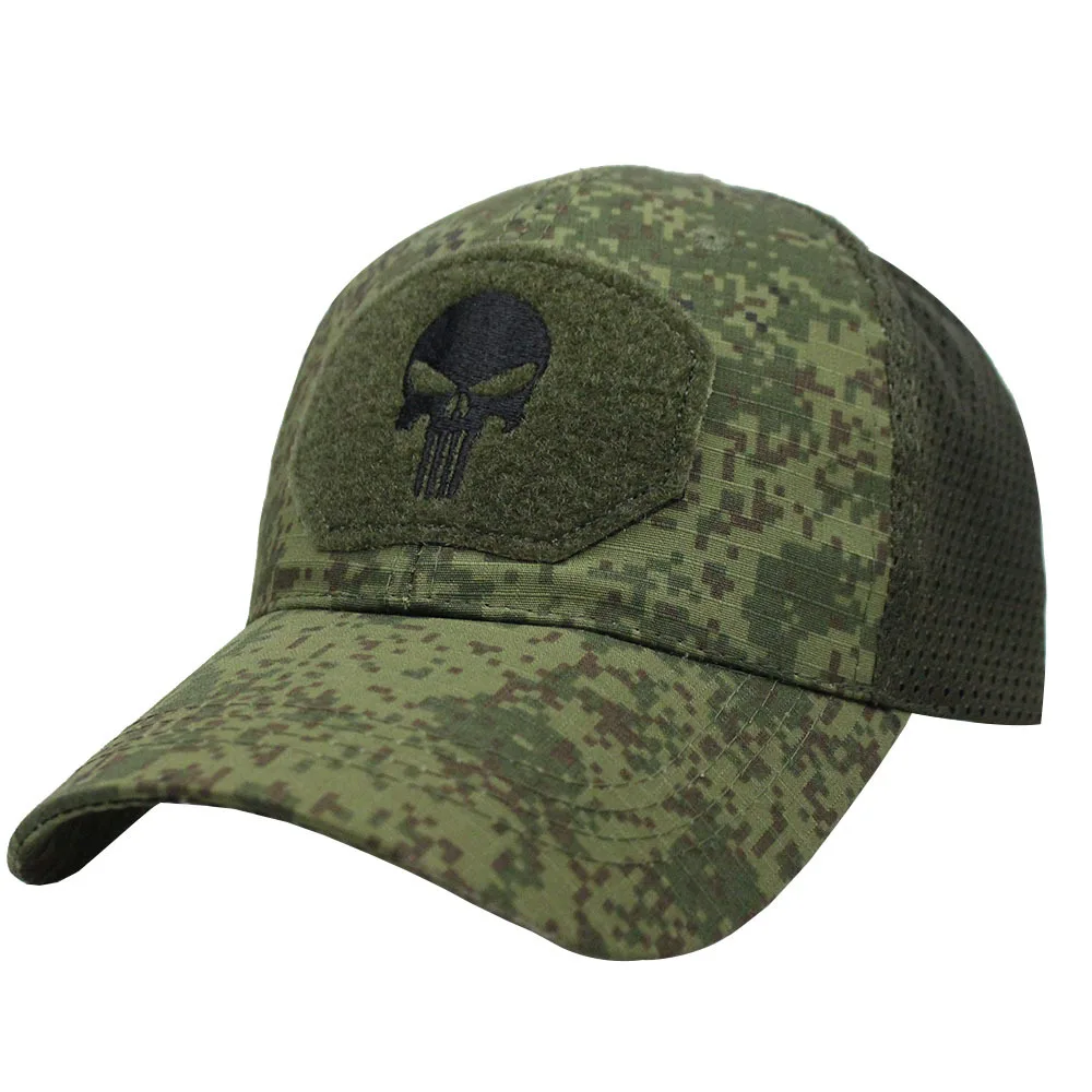 Camouflage Tactical Baseball Cap Skull Combat Cap Men Women Multicam Camo Outdoor Basketball Football Fishing Hiking Hunting Hat