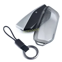 Sleek Black Transparent Car Key Fob Protector Case (1x Key Case Keychain)