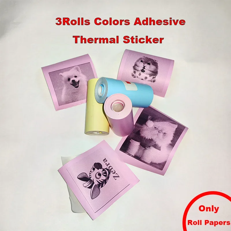 3Rolls Color Sticker