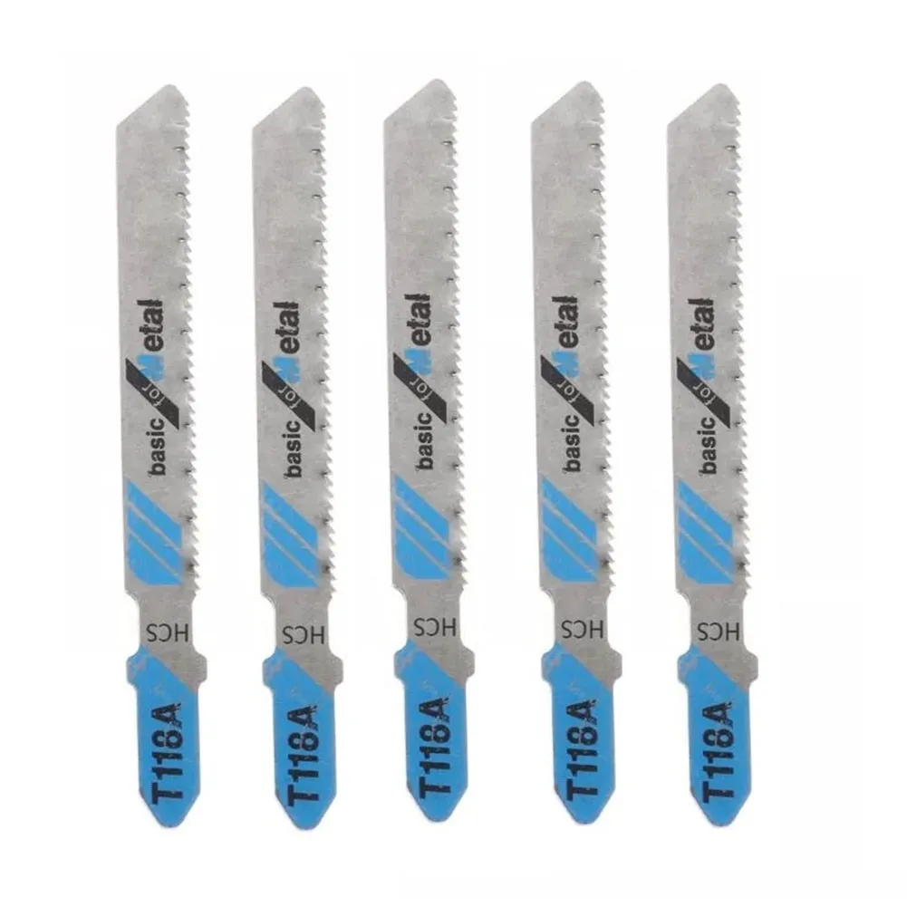 5Pcs/Set Reciprocating Saw Blades T118A Jig Saw Blades HCS Fast Cutting