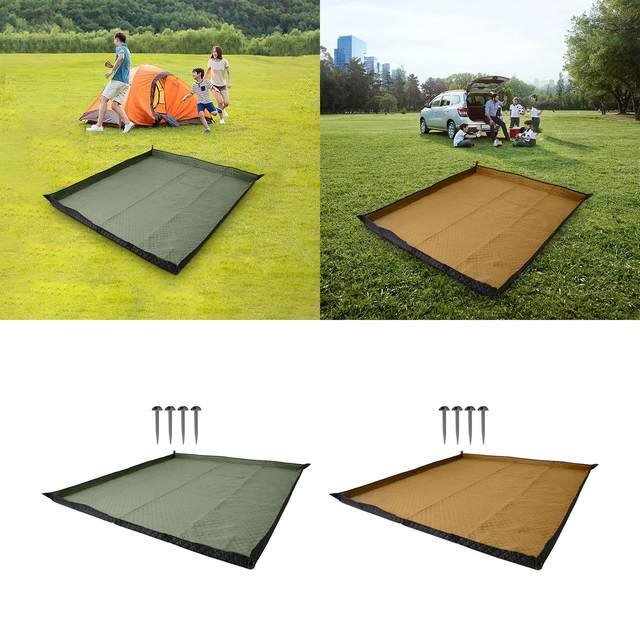 Camping Blanket Picnic Blanket Carpet Foldable with Carry Strap Sleeping Mat