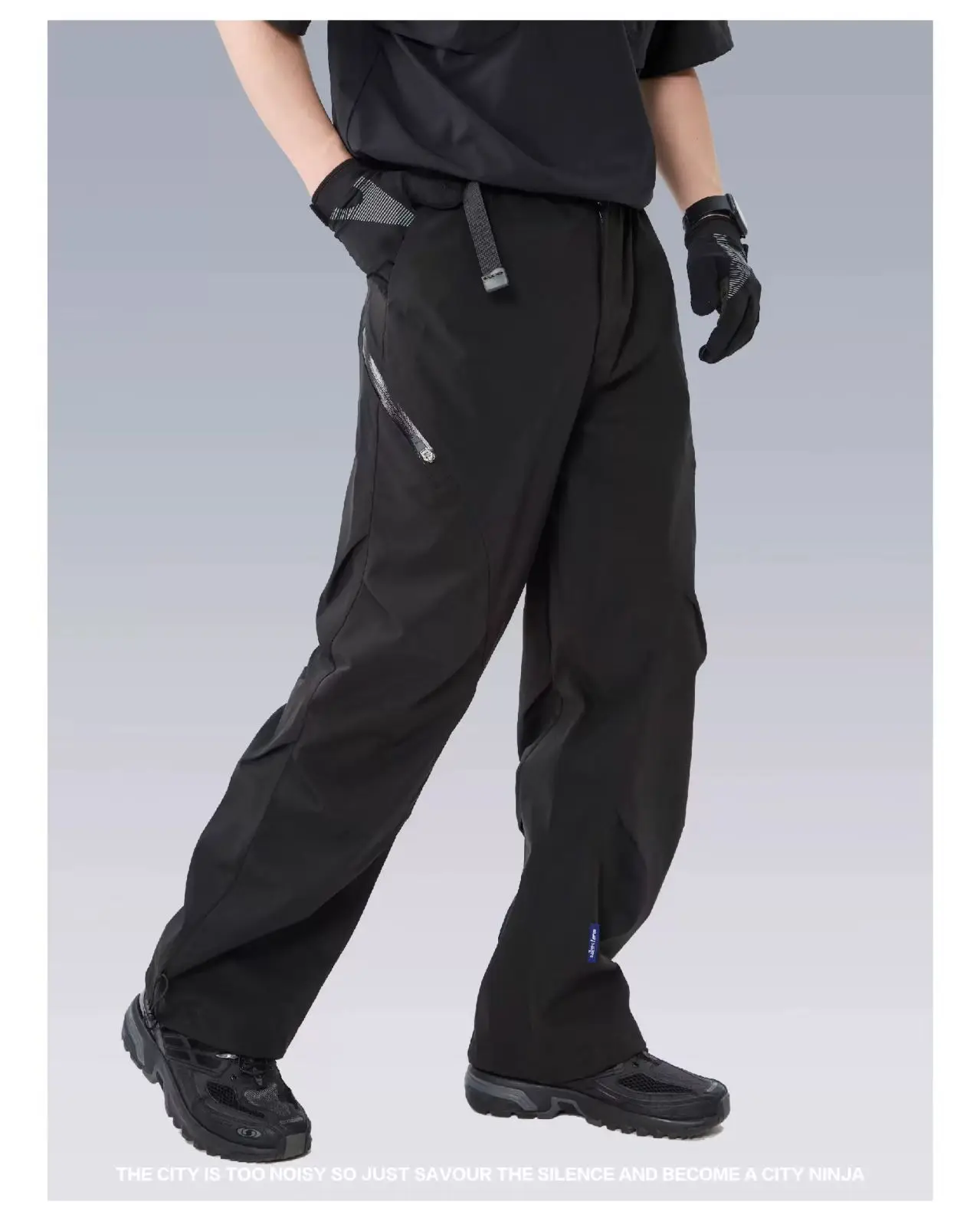 Silenstorm 25aw Outdoor hiking pants ergonomic cut dwr coating material integrated waist adjustment techwear aesthetic gorpcore