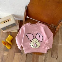 Kawaii Girls Clothes Cartoon Boys  Girls Sweatshirt Children's Disney Minnie Top Children's Casual Wear Baby Round Neck Pullover 5