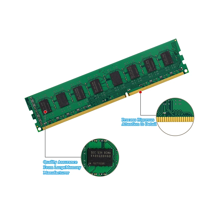 Kingston-módulo de Memória do Computador Desktop Ram Ddr3 8gb 4gb 1066mhz 1333mhz 1600mhz 1866mhz Pc310600 Pc3-12800 - Imagem 6