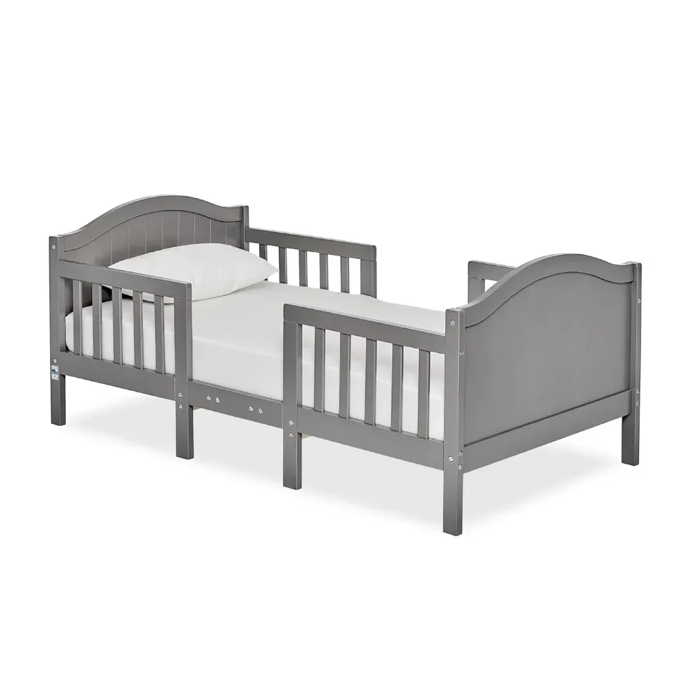 3-in-1 Convertible Toddler Bed (Steel Grey) 1