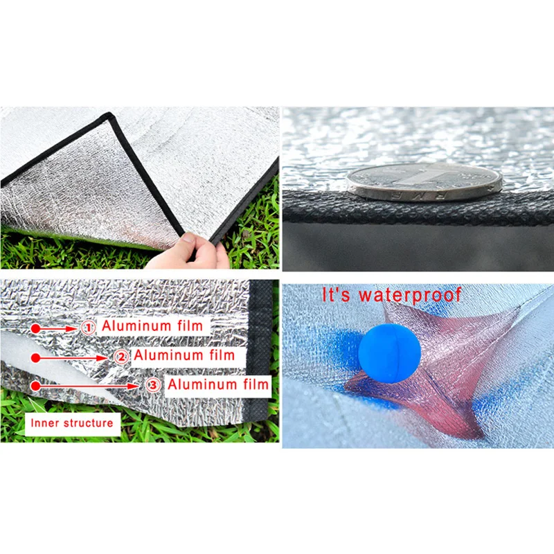 Aluminum Camping Ground Mat Camping Mats = Tent Mats Camping Boutique