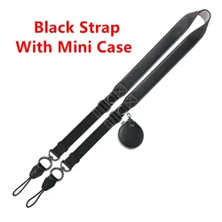 Adjustable Leather Camera Shoulder and Neck Strap - Universal Fit (StrapBag Black)