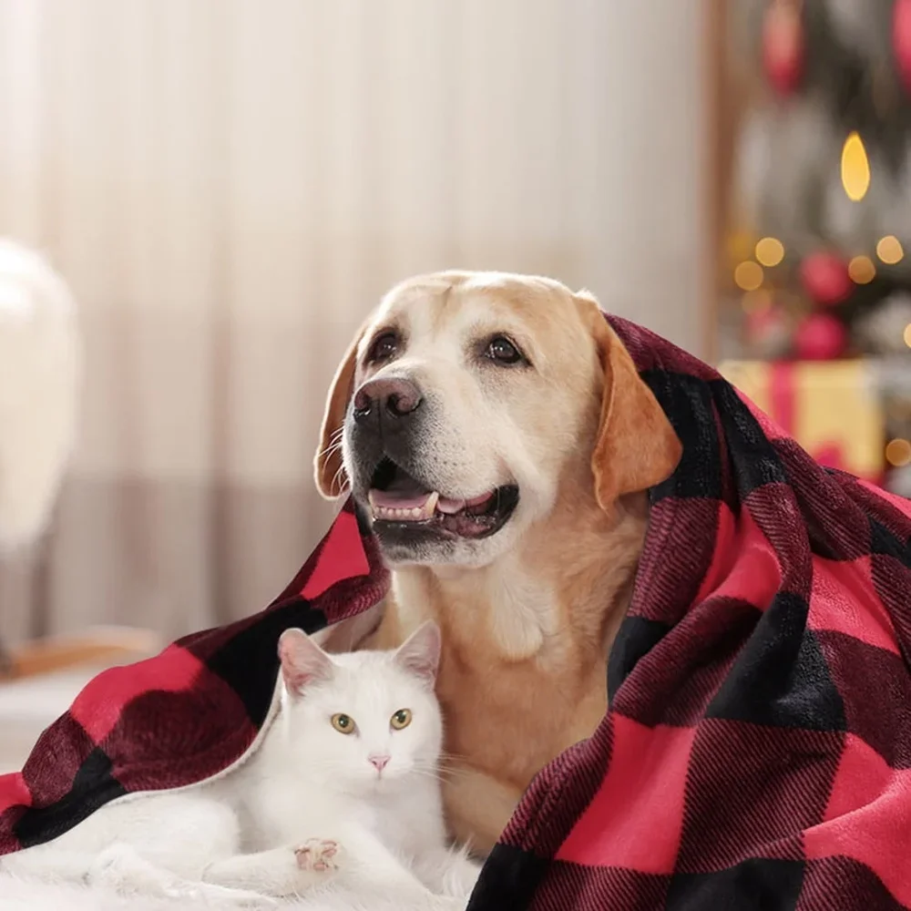 Soft Plaid Warm Throw 4