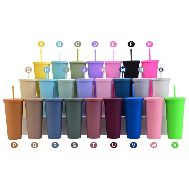 https://ae01.alicdn.com/kf/S5b98eeb35e694cbba2f5827243dd1345x/2023-hot-color-New-matte-finish-reusable-700ml-710ml-22oz-24oz-plastic-cup-double-wall-tumbler.jpg