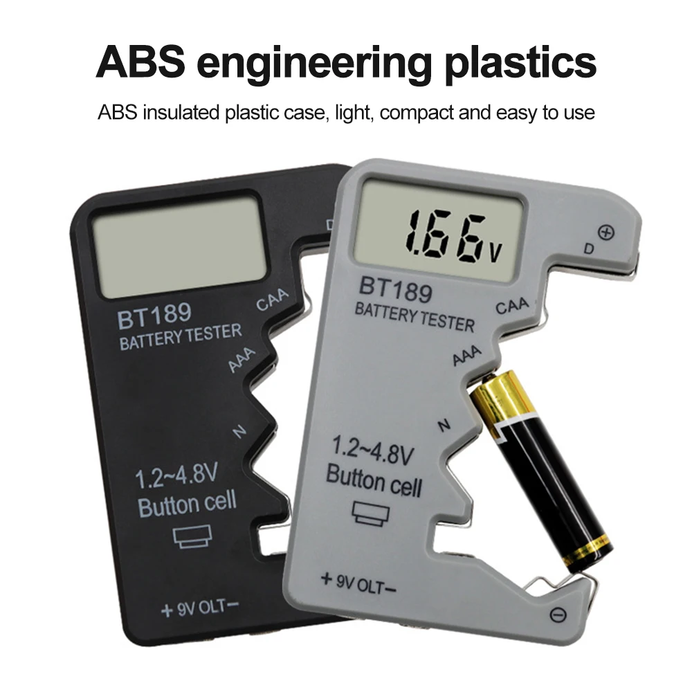 ANENG BT189 Battery Tester LCD Display Universal Battery Checker for AA AAA 9V Button Cell Batteries Power Bank Detectors Tools 4