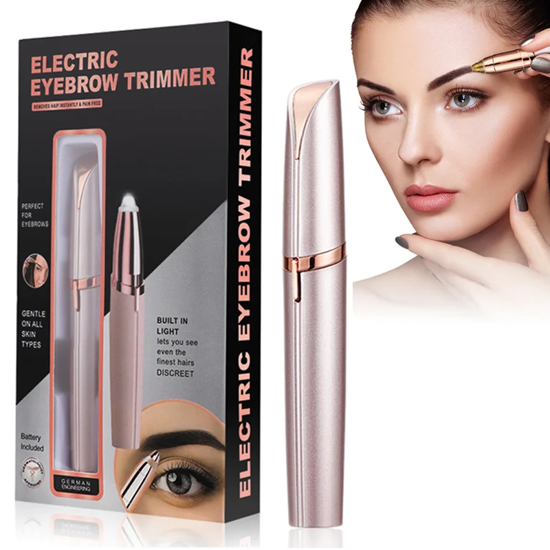 Electric Eyebrow Painless Trimmer Hair Remover Epilator