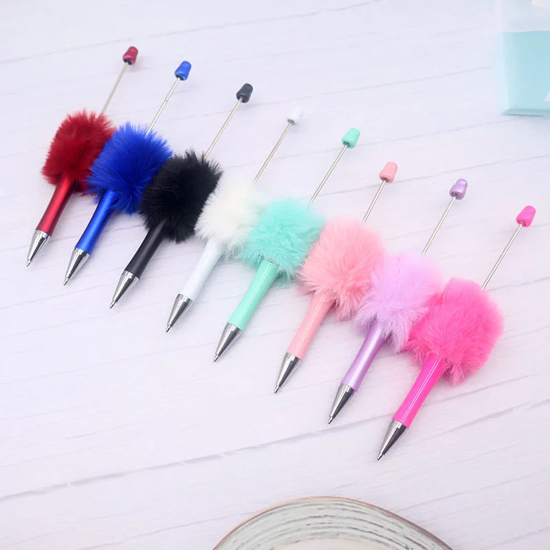 창의적인 봉제 볼펜, DIY 볼펜, 학생 사무 용품 선물, 최신 색상, 40 개