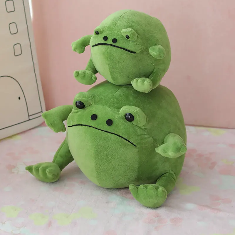 

Cute Plush Big Eyes Frog Toy Stuffed Animals Stuffed Frog Ball Newborn Toys Birthday Christmas Gift for Girls Boys