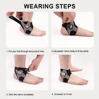 Support de cheville ultra-fin et respirant pour hommes et femmes, haute élasticité, adapté aux sports comme le basketball, le football et la course à pied 6