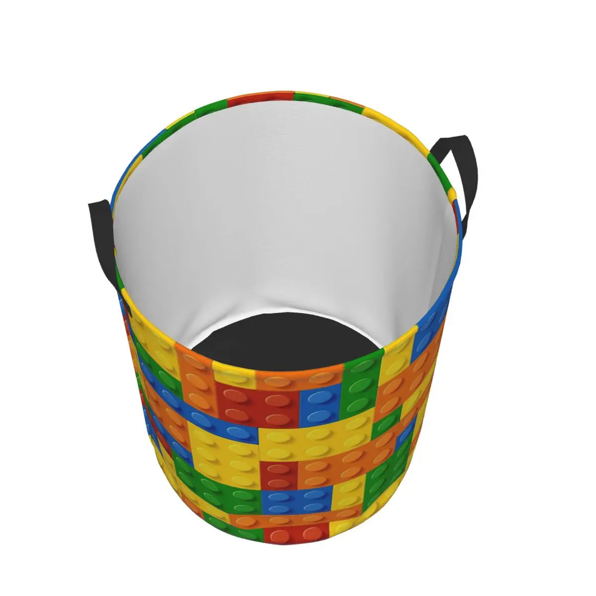 Building Blocks Construction Brick Foldable Laundry Baskets Dirty Clothes Home Organizer Large Waterproof Bucket For Home Kids 6