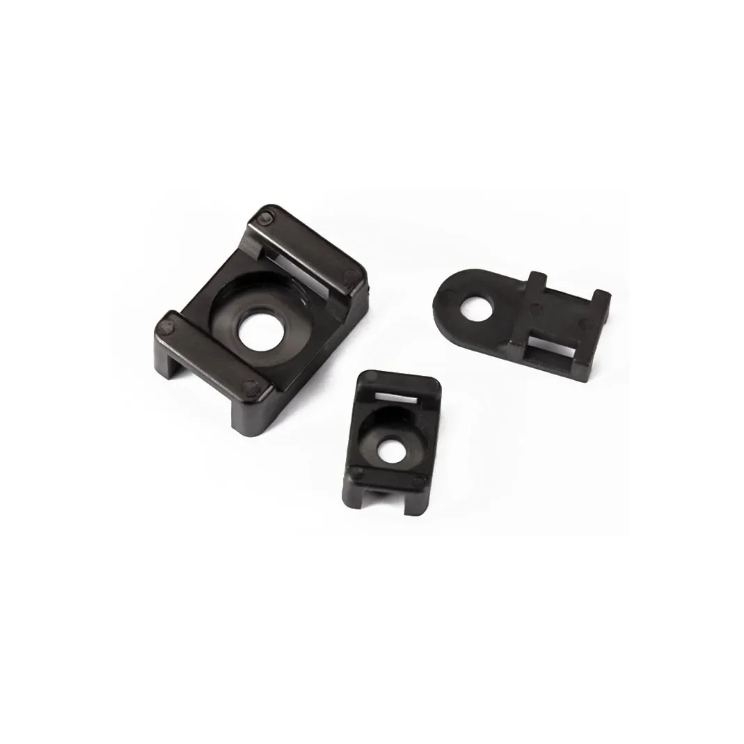 Saddle Shaped Wire Tie Fixed Seat Cable Organizer Screw Hole Type Cable Bundle Clamp HC Series
