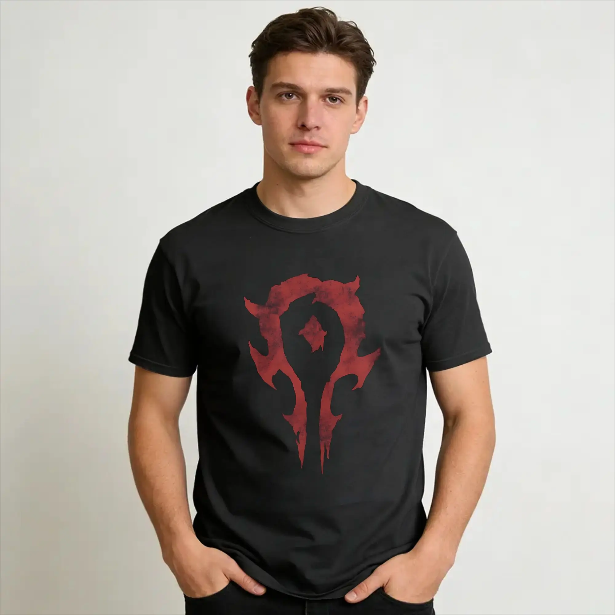 World of Warcrafts Grafik-T-Shirt für Männer und Frauen, 100 % Baumwolle, T-Shirt-Kleidung