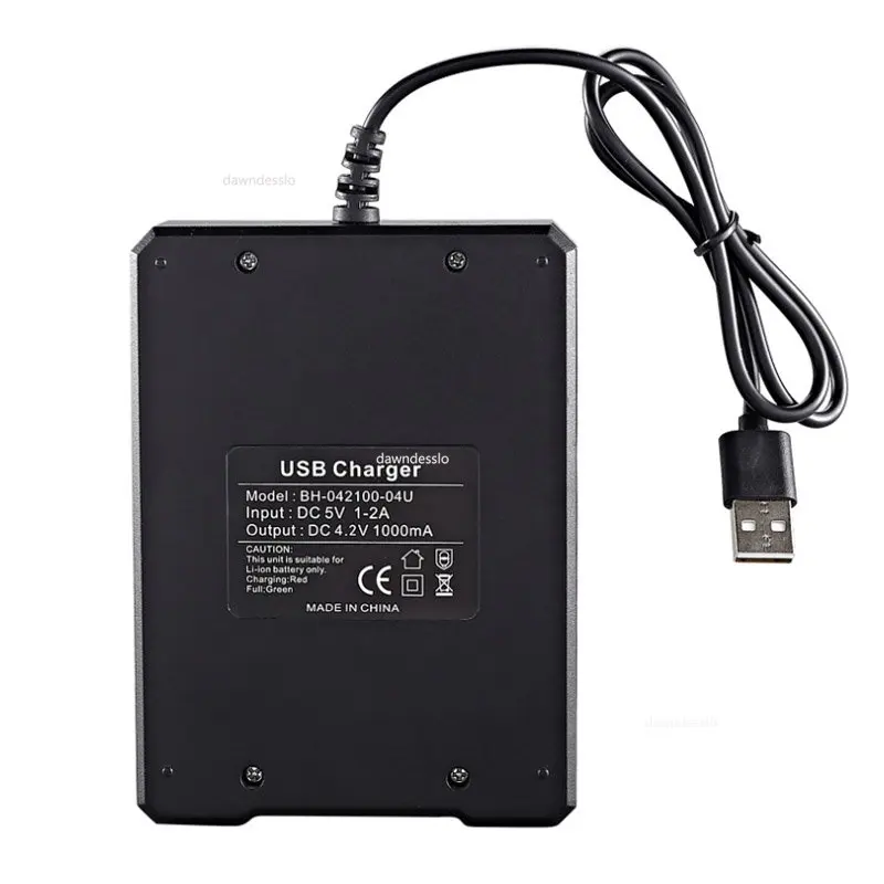 Charger adapter battery charger battery charger adapter 4 slots 18650 charger independent charging 3.7V Li-ion battery smart charger for 10440 14500 16340 16650 14650 18350 18500 18650