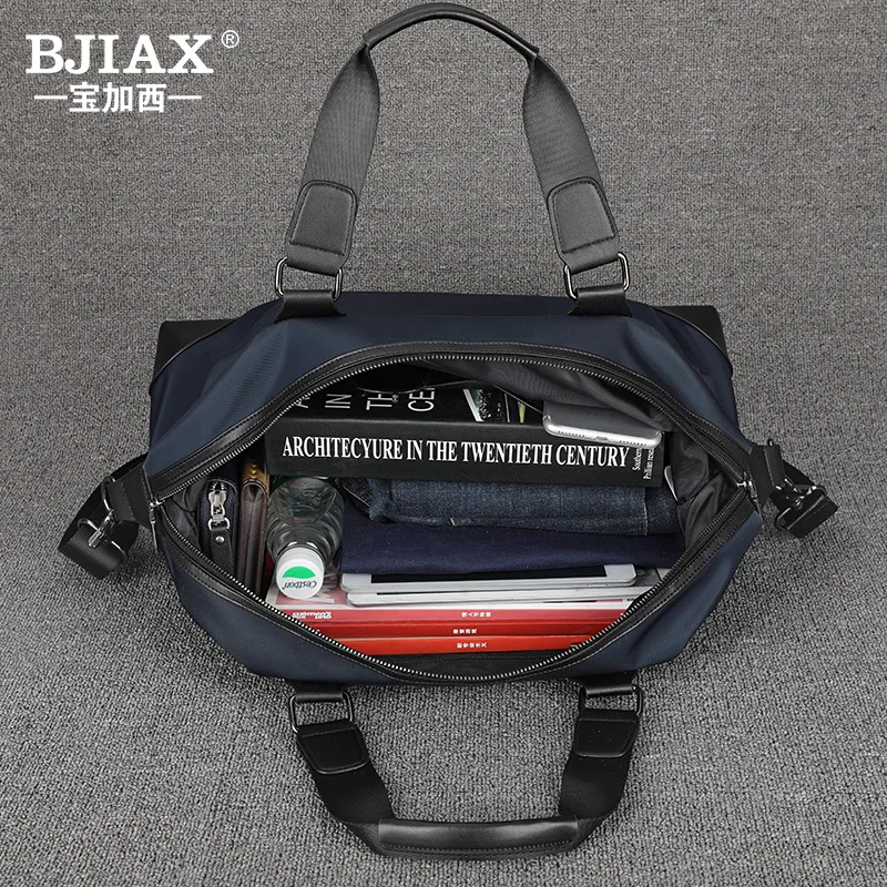Gym Bag Men Hand-Held Luggage Bag Short Distance Large Capacity Travel Luggage Bag Business Trip Lightweight Travel Bag Leisure - 4