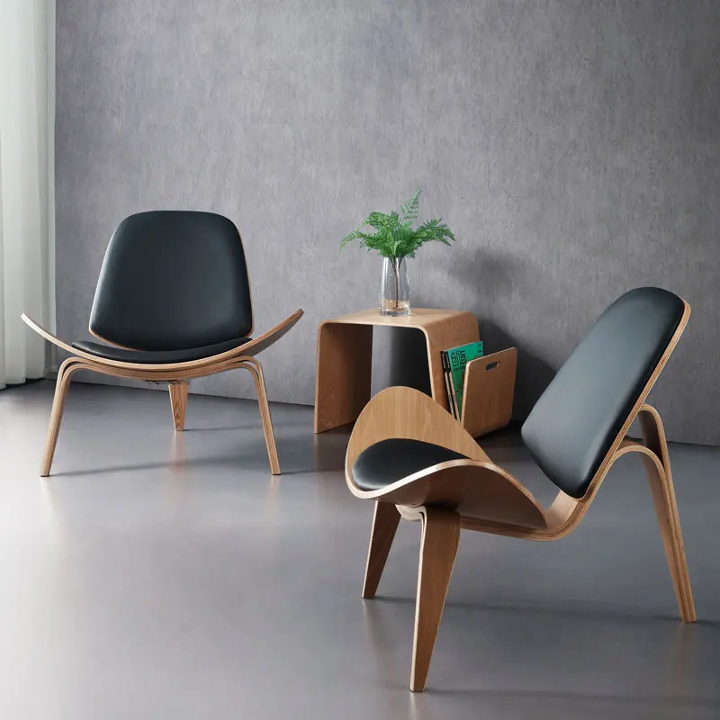 IHOME NORDIC INS creativo nuovo attraverso semplice divano di design sedia sorriso aereo conchiglie sedia per il tempo libero mobili nordici nuovo 2024