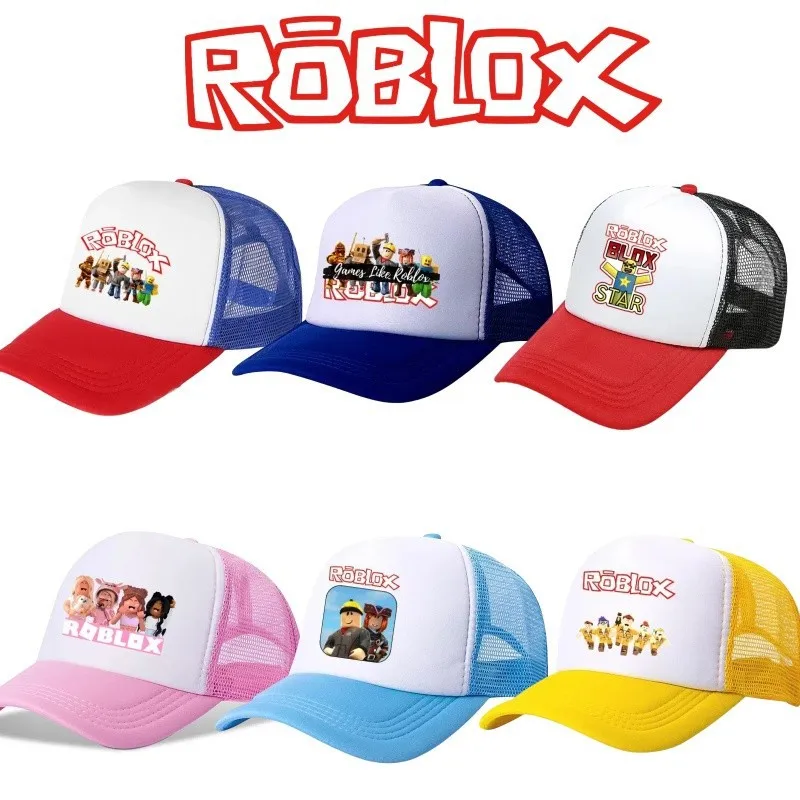 New Roblox baseball cap, mesh breathable dome cap, hip-hop sports