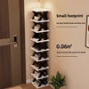 New entry small narrow shoe rack household simple door shoe cabinet multi-layer shoe storage artifact space-saving dormitory 1