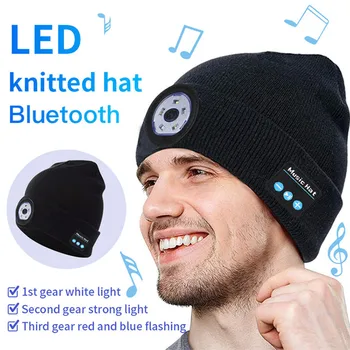 Bluetooth LED Music Hat 1