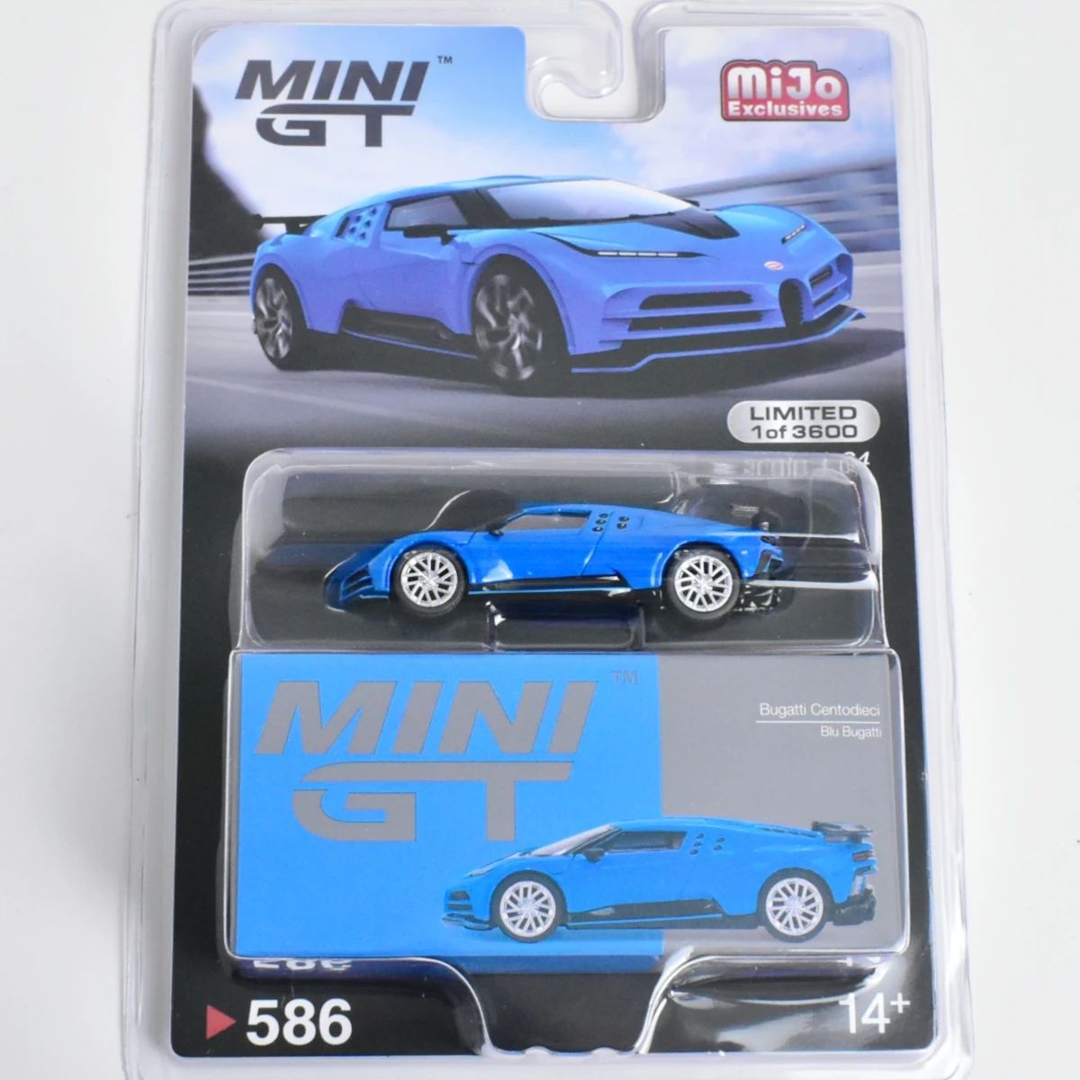 

MINIGT 1:64 American Edition 586 Bugatti Centodieci Diecast Model Car