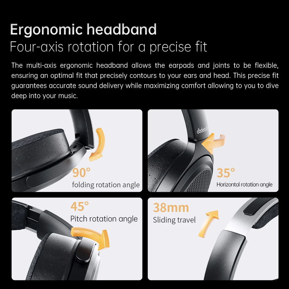 FiiO JT7 Over-Ear Planar Magnetic Audiophile Headphones with