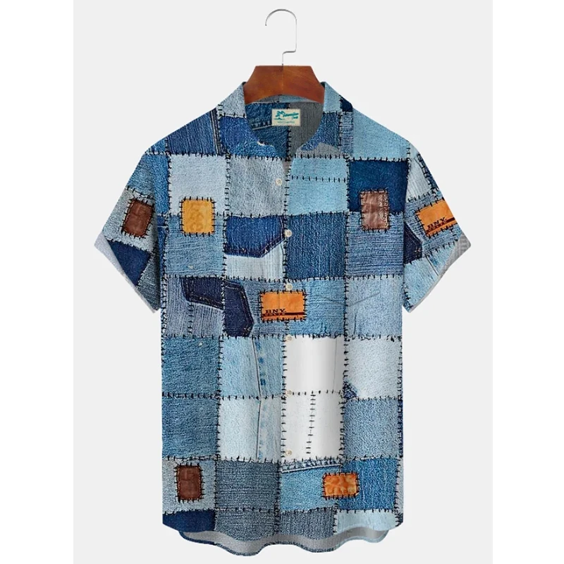 thumbnail image 1 of Nuevas camisas para hombre, estilo tropical hawaiano, estampado de focas de dibujos animados, camisetas Aloha de manga corta, ropa femenina, blusa informal de verano, 1 of 5
