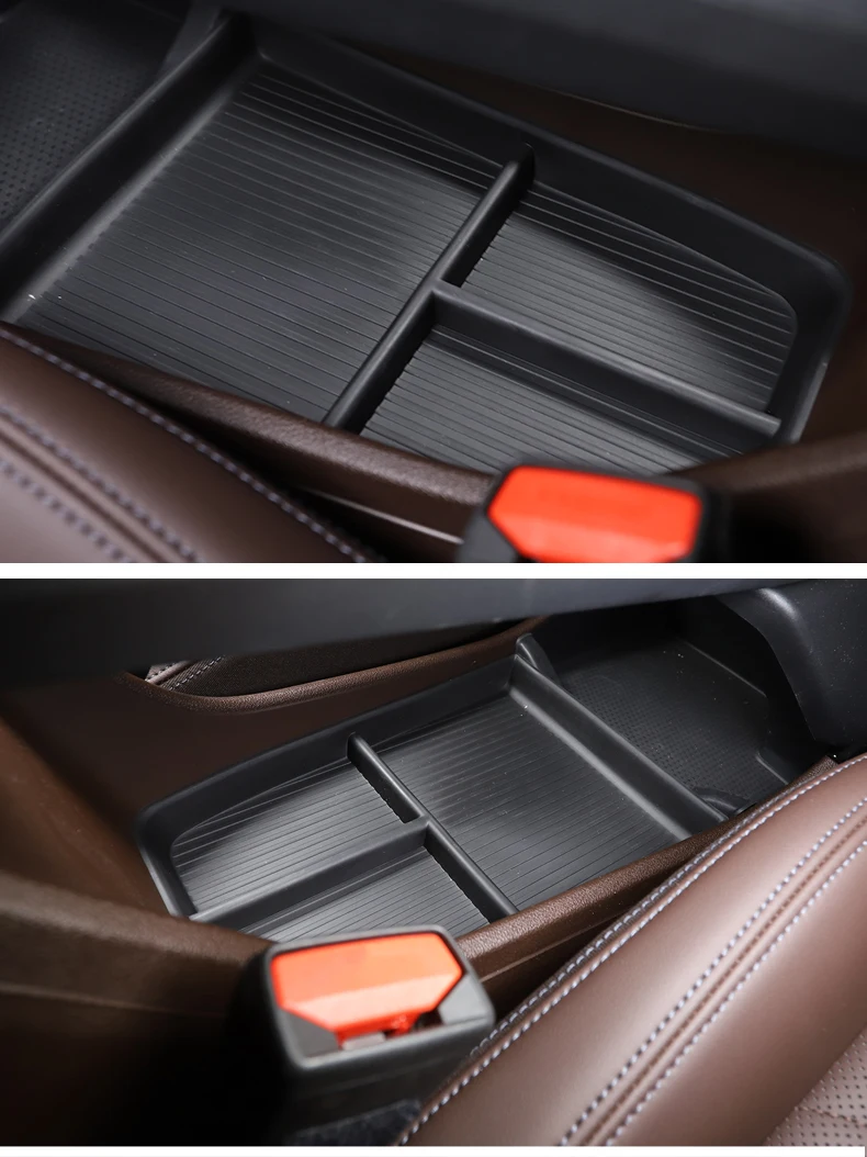 GAFAT Neu BMW X1 iX1 U11 2022 2023 2024 Mittelkonsole Aufbewahrungsbox, iX1  X1 U11 Armlehne Organizer Tray Handschuhfach, TPE-Weichgummi, Kompatibel