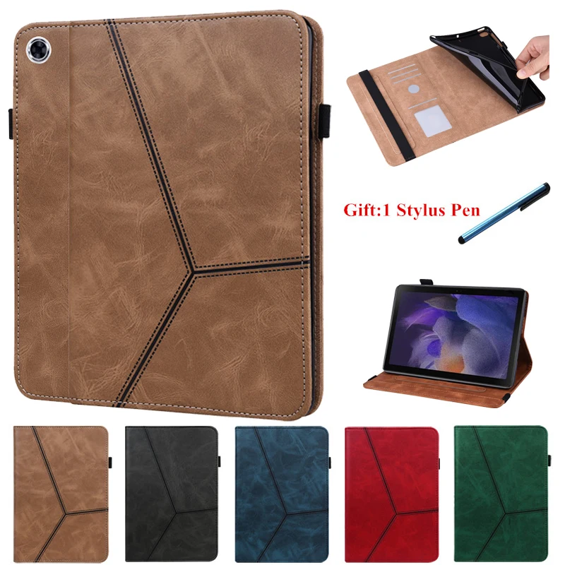 Case For Samsung Galaxy Tab A8 A 8 2021 Smx200 X205 10.5 Pu Leather
