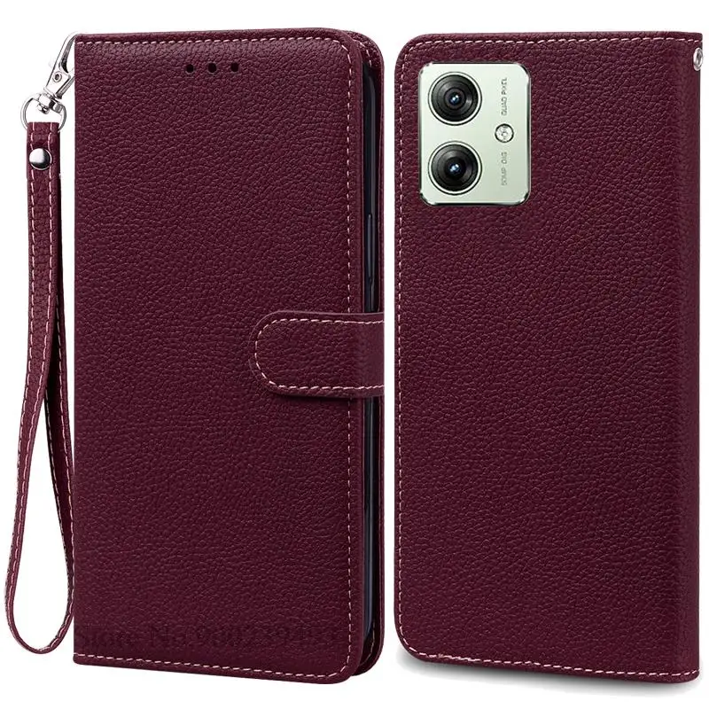 Elegant Silicone Leather Flip Wallet Case