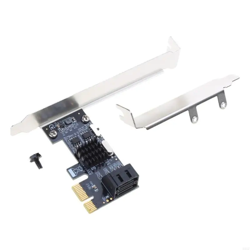 B0KF Desktop Pci-e to Sata3.0 Expansion Card 6G Adapter Card Hard Converter